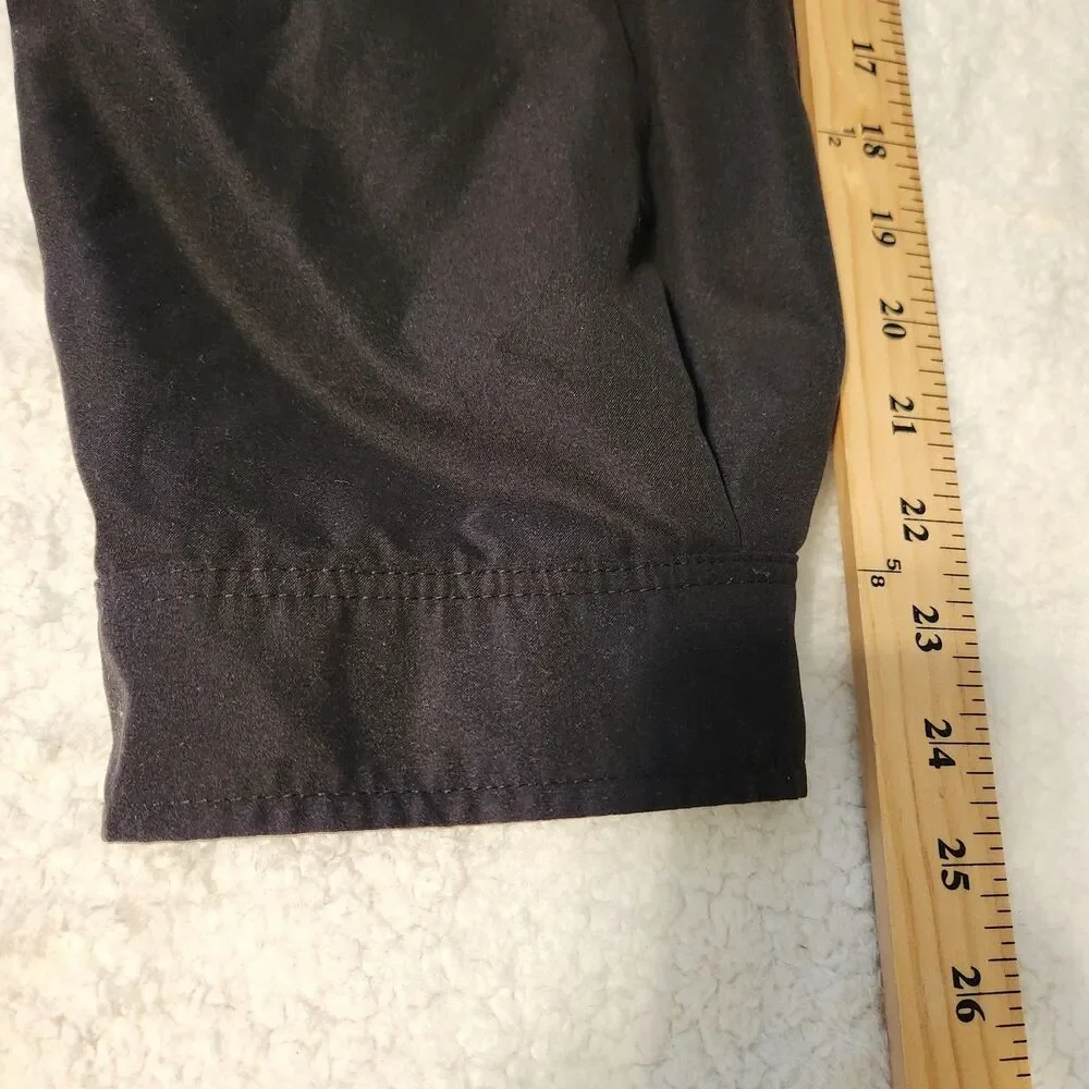 Vtg Polo Ralph Lauren Black Harrington Jacket Plaid Lined Zip Up Mens Sz 3XB Big